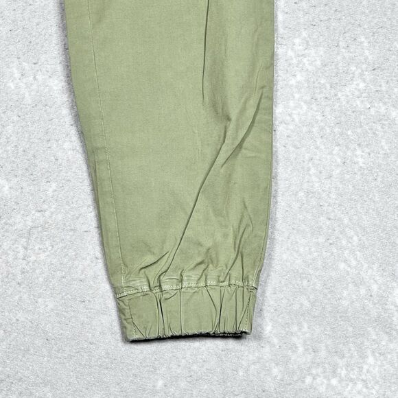 L'Agence Mirabel Pants Womens 25 Cropped Flight Soft Army Zip Button Closure - Picture 4 of 11